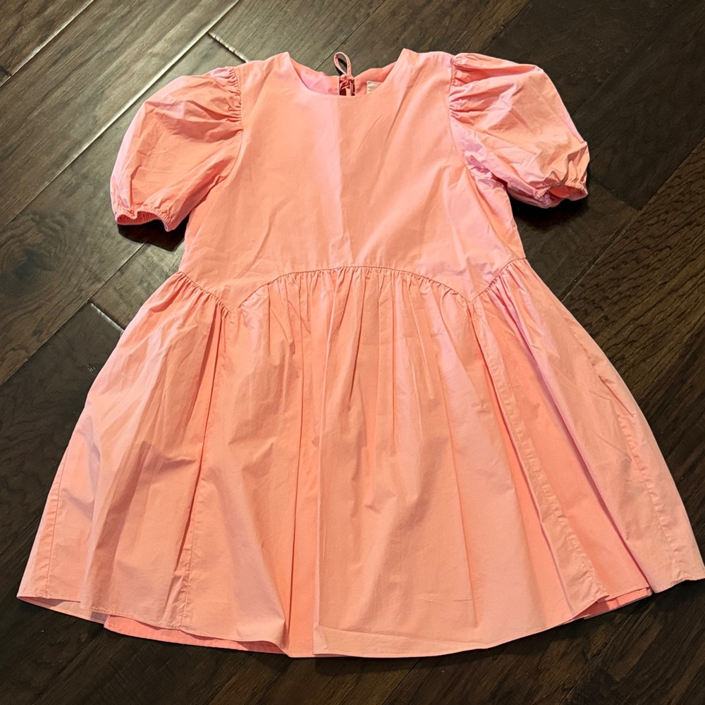 Tuckernuck Pink Puff Sleeve Mini Dress